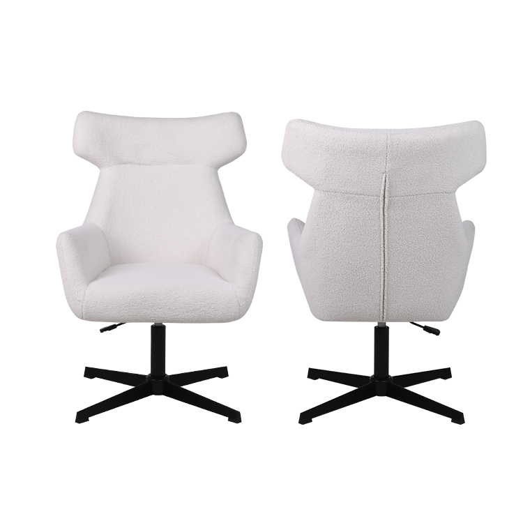 Beige criss-cross chair